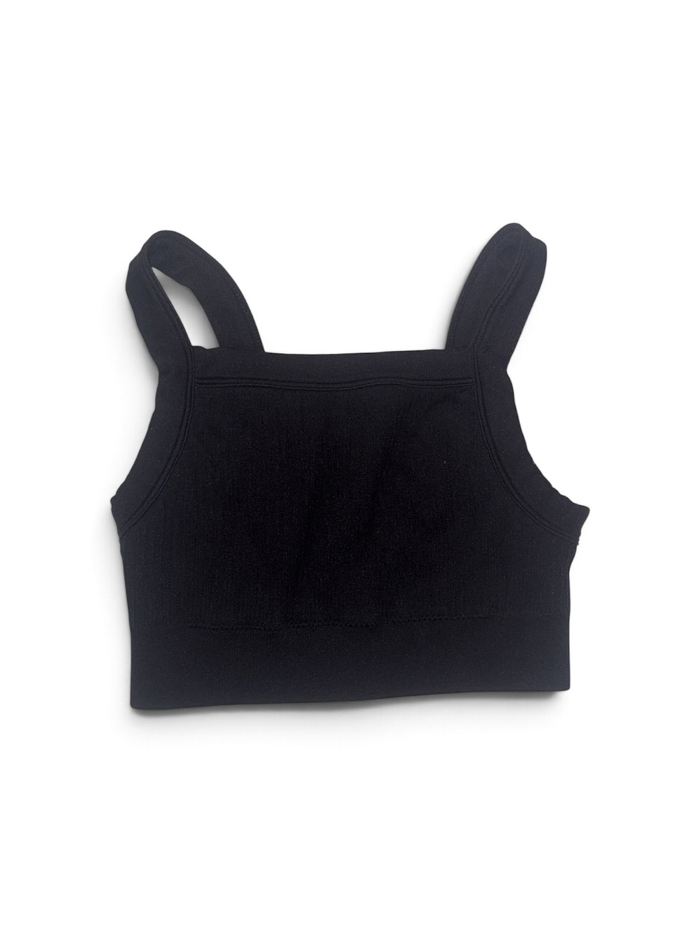 aerie Black Square-Neck casual sports bra